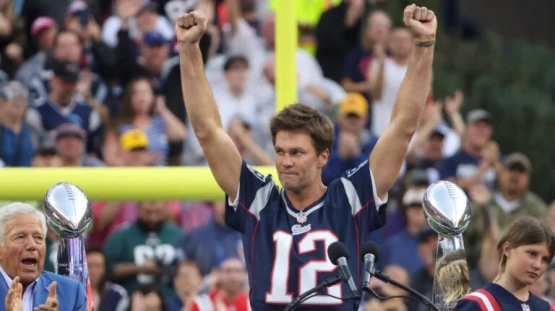 Tom Brady köszöntése